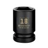 Tools Powerbuilt | Powerbuilt 1/2 Inch Drive X 18 Mm 6 Point Impact Socket 647165