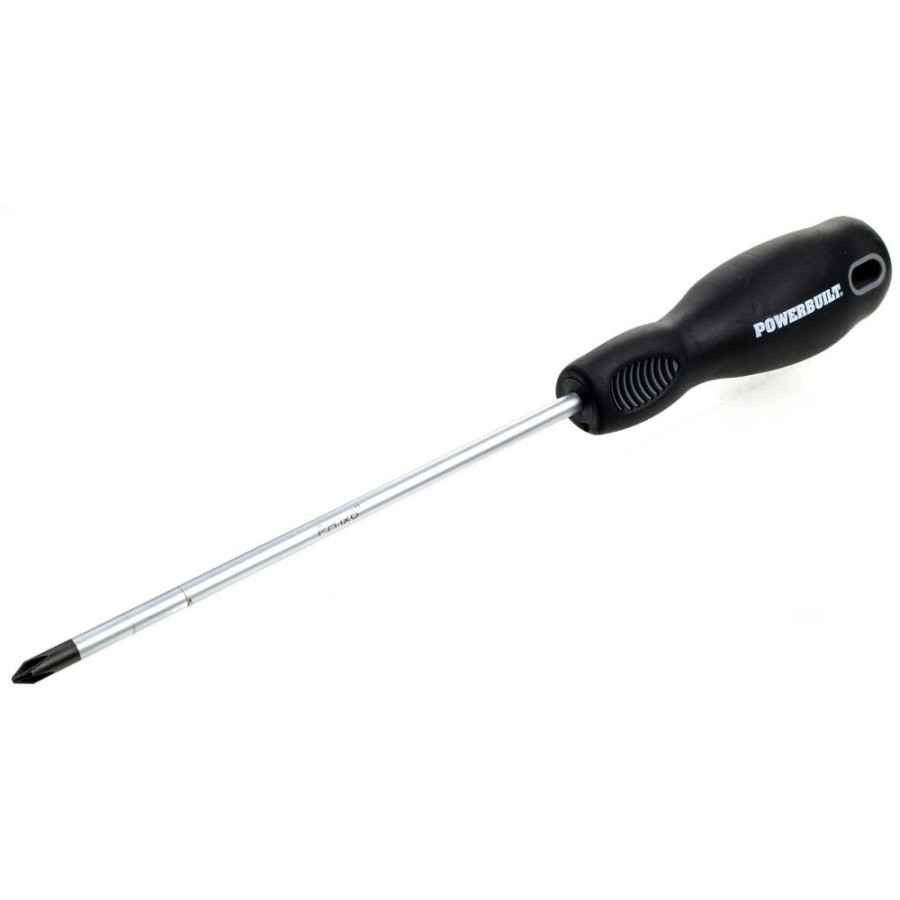 Tools Powerbuilt | Powerbuilt #1 X 6 Inch Phillips Screwdriver With Double Injection Handle 646141