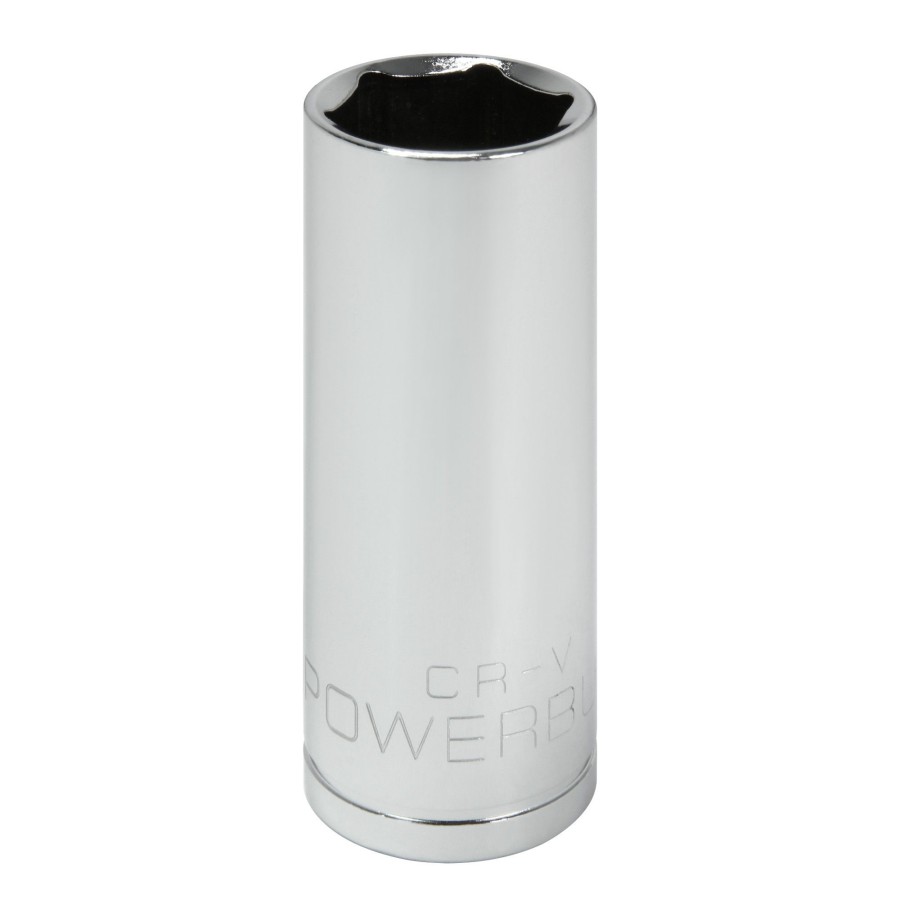 Tools Powerbuilt | Powerbuilt 3/8 Inch Drive X 18 Mm 6 Point Deep Socket 641218