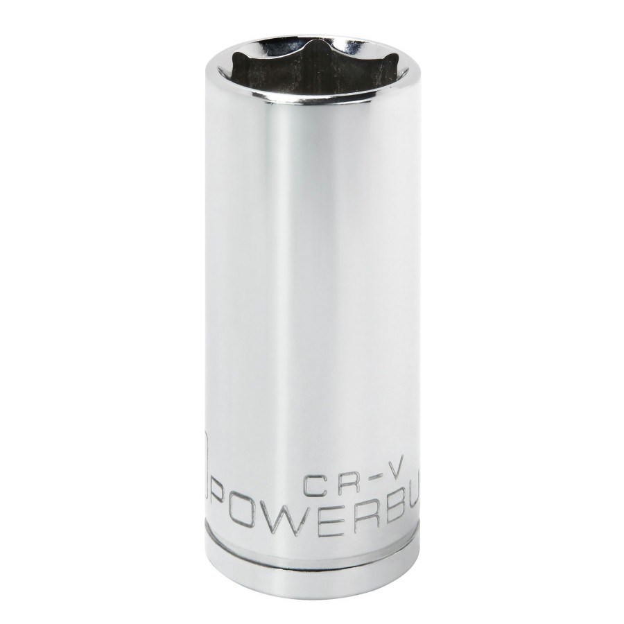 Tools Powerbuilt | Powerbuilt 1/2 Inch Drive X 1 Inch 6 Point Deep Socket 642207