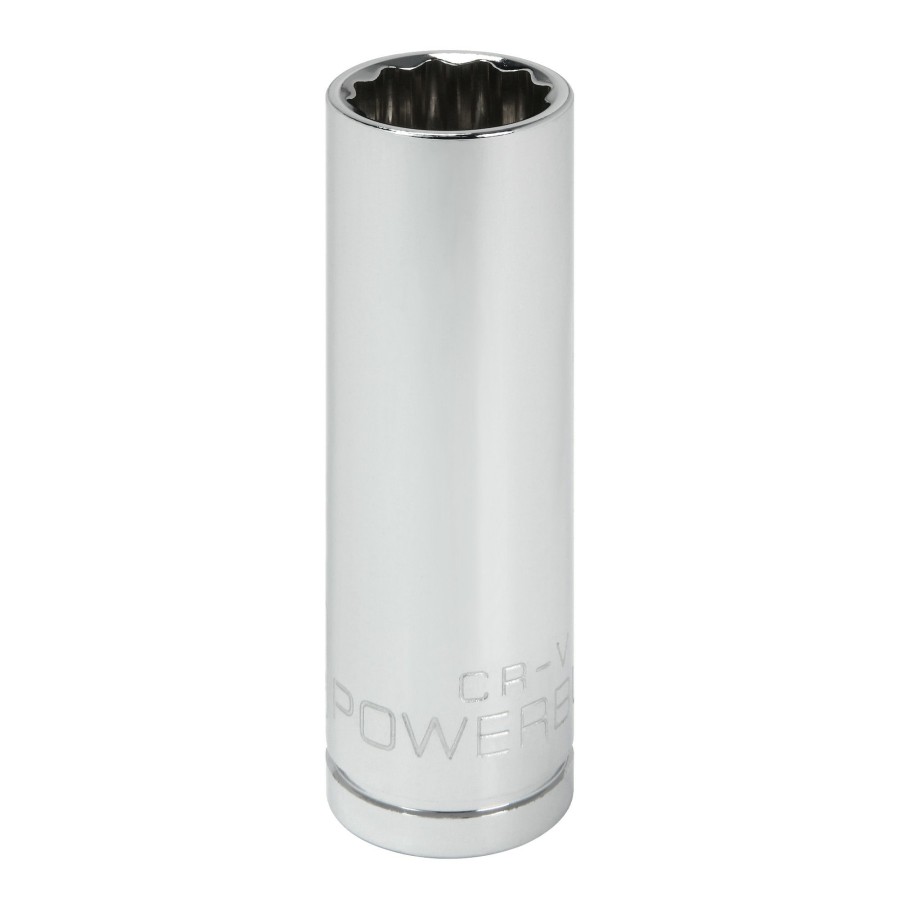 Tools Powerbuilt | Powerbuilt 3/8 In. Drive X 14Mm 12 Point Metric Deep Socket 940064