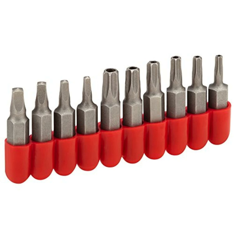 Tools Powerbuilt | Powerbuilt 646501 10Pc Tamper Resistant Star Bit Set