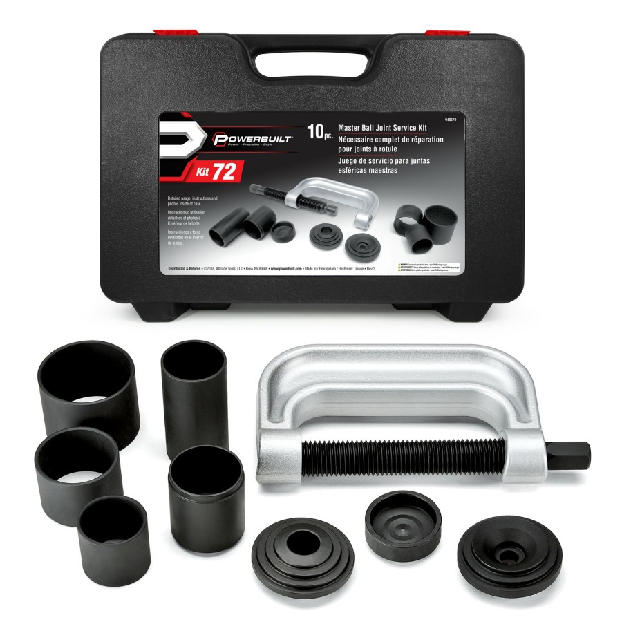 Tools Powerbuilt | Powerbuilt 10 Piece Ball Joint Service Set 940579