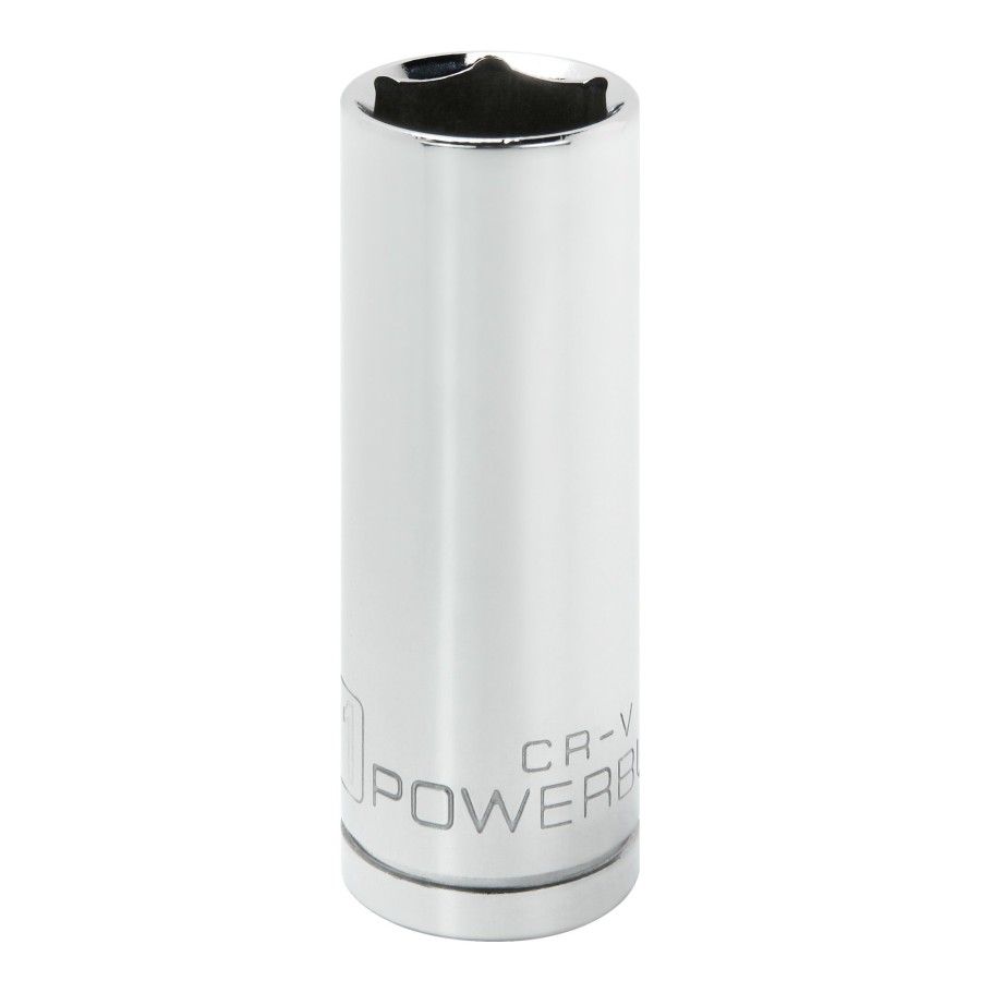 Tools Powerbuilt | Powerbuilt 1/2 Inch Drive X 21 Mm 6 Point Deep Socket 640836