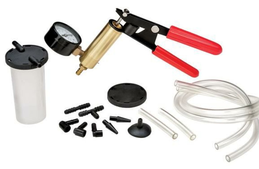 Tools Powerbuilt | Powerbuilt Vacuum Pump And Brake Bleeder Kit 648570