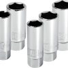 Tools Powerbuilt | Powerbuilt 640855 3/8-Inch Drive Spark Plug Socket Set, 5-Piece