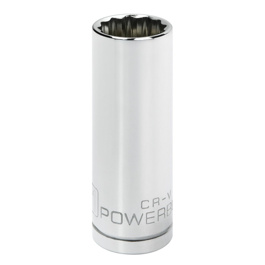 Tools Powerbuilt | Powerbuilt 1/2 In. Drive X 21Mm 12 Point Deep Socket 940162