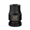 Tools Powerbuilt | Powerbuilt 3/8 In. Drive X 12 Mm 6 Point Impact Socket 647251