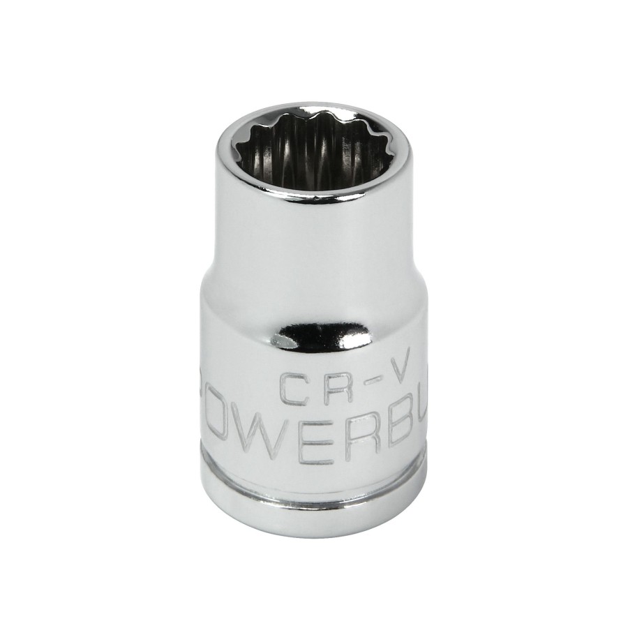 Tools Powerbuilt | Powerbuilt 3/8 Inch Drive X 10 Mm 12 Point Shallow Socket 641015