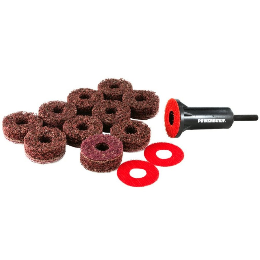 Tools Powerbuilt | Powerbuilt Brake Rotor Wheel Hub Lug Stud Resurfacing Kit 940382