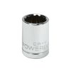 Tools Powerbuilt | Powerbuilt 1/2 Inch Drive X 20 Mm 12 Point Shallow Socket 642018