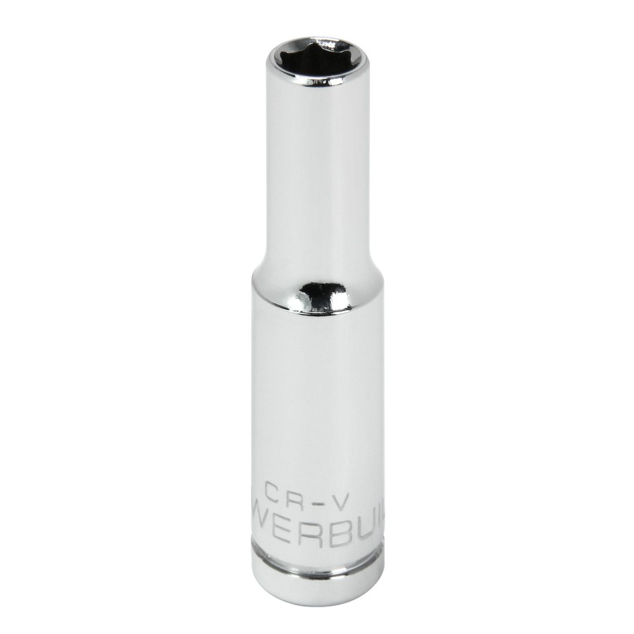 Tools Powerbuilt | Powerbuilt 1/4 Inch Drive X 6 Mm 6 Point Deep Socket 648298