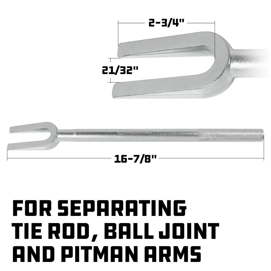 Tools Powerbuilt | Powerbuilt 2-3/4 In. X 21/32 In. Tie Rod And Ball Joint Separator 648467