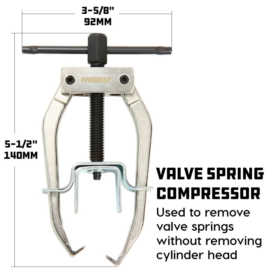 Tools Powerbuilt | Powerbuilt Overhead Valve Spring Compressor 648432