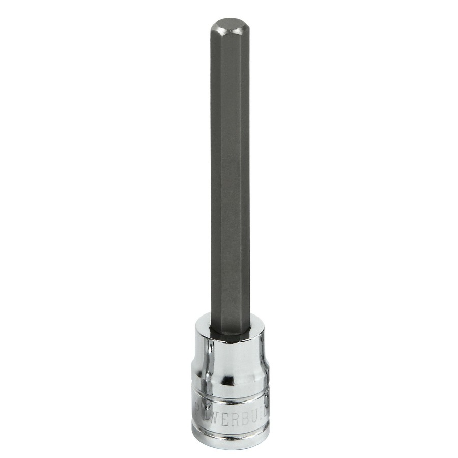 Tools Powerbuilt | Powerbuilt 3/8 In. Drive X 1/4 In. Extra Long Hex Bit Socket, 4 In. Long