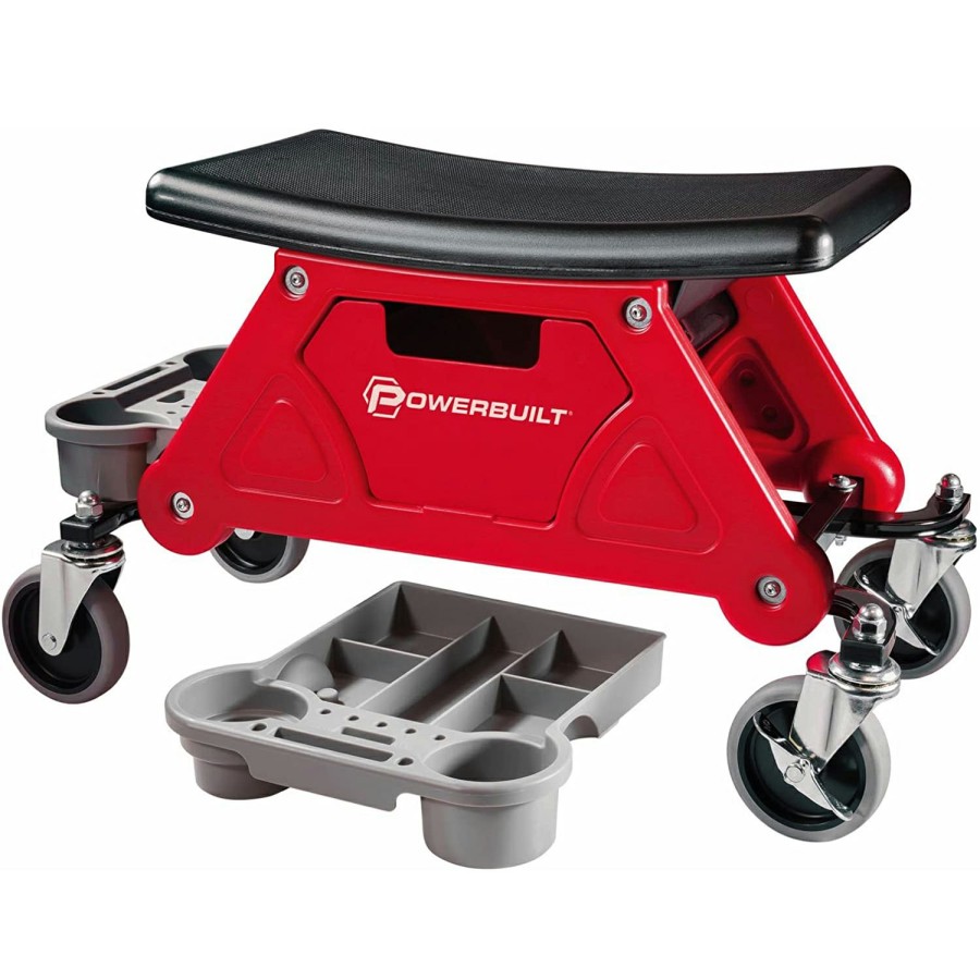 Tools Powerbuilt | Powerbuilt 240036 Heavy Duty Rolling Workshop Creeper Bench, 300 Pound Capacity