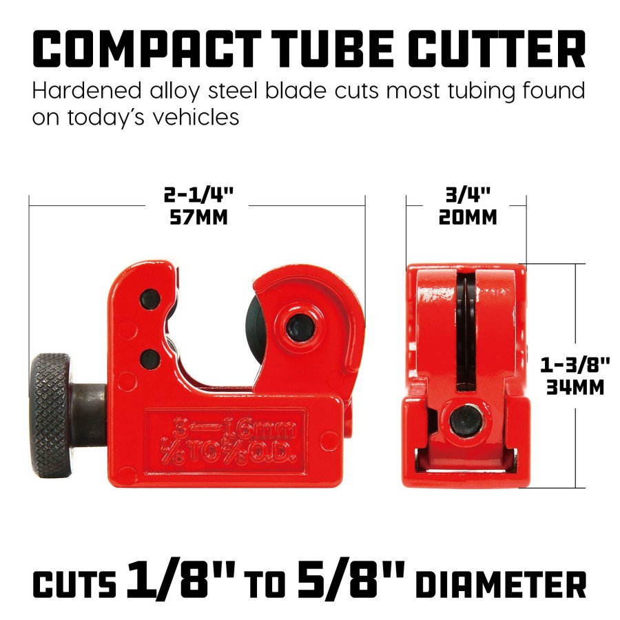 Tools Powerbuilt | Powerbuilt Compact Tube Cutter 648486