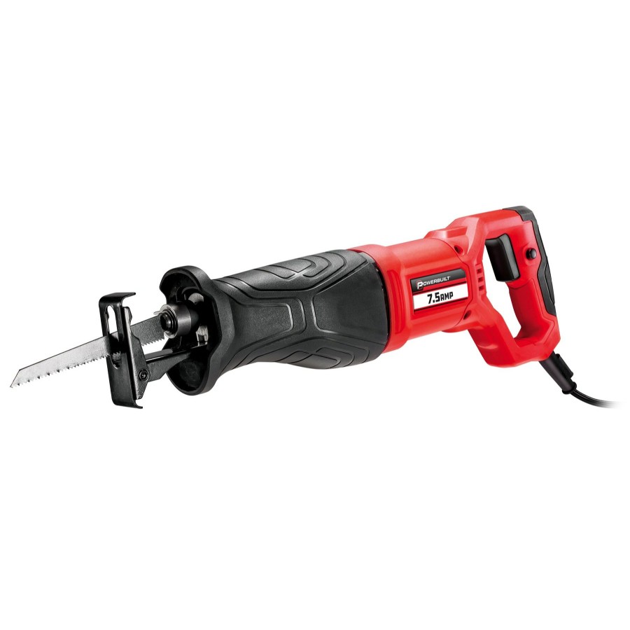 Tools Powerbuilt | Powerbuilt 6 Inch 7.5 Amp Reciprocating Saw With 2 Blades 240121