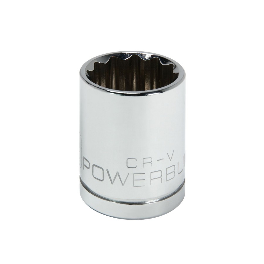 Tools Powerbuilt | Powerbuilt 1/2 Inch Drive X 7/8 Inch 12 Point Shallow Socket 642005