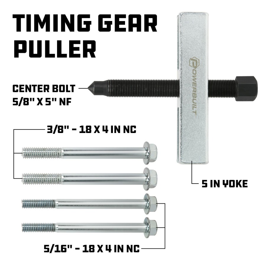 Tools Powerbuilt | Powerbuilt Timing Gear Puller 648454