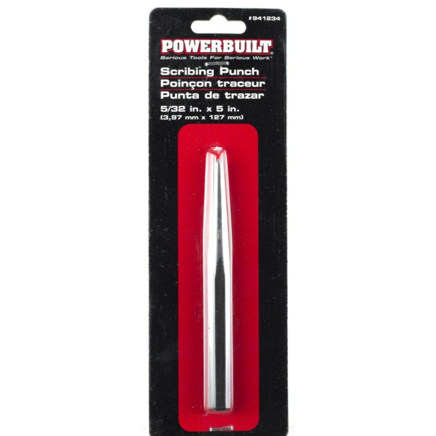 Tools Powerbuilt | Powerbuilt Scribing Punch 5/32 X 3/8 941234