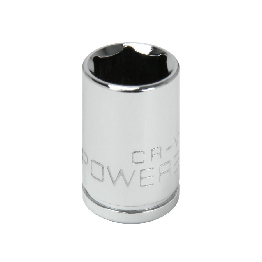 Tools Powerbuilt | Powerbuilt 3/8 In. Drive X 1/2 In. 6 Point Sae Socket 940527