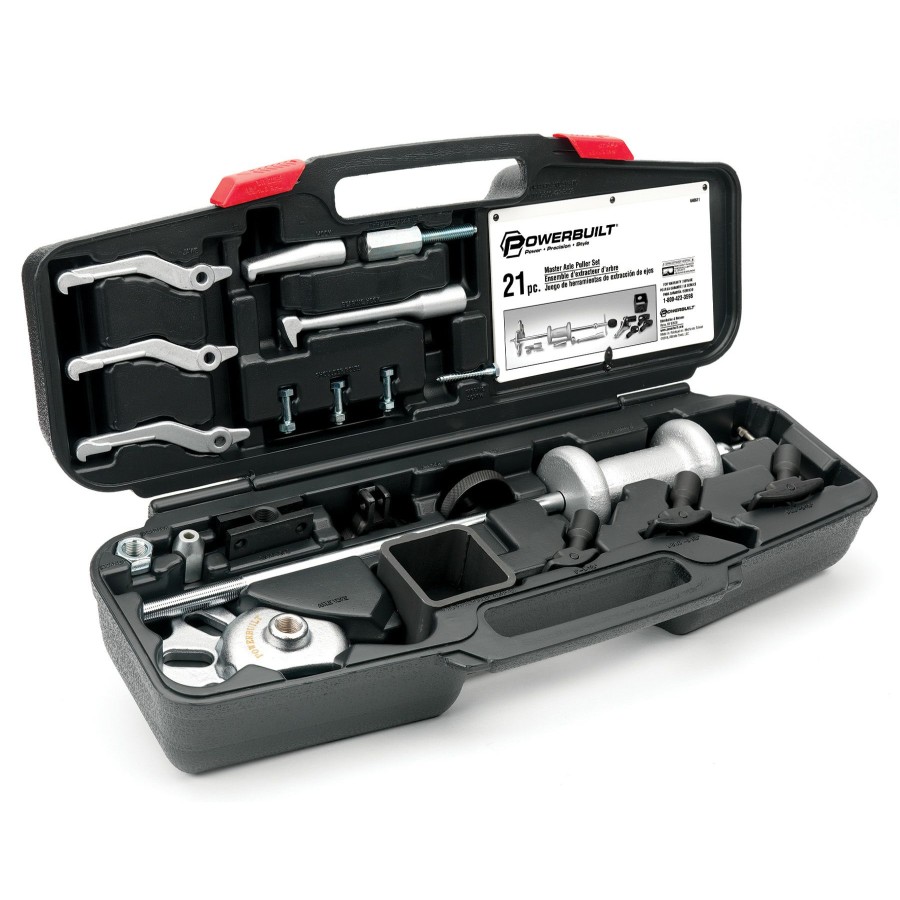 Tools Powerbuilt | Powerbuilt 21 Piece Master Axle Puller Kit 648611