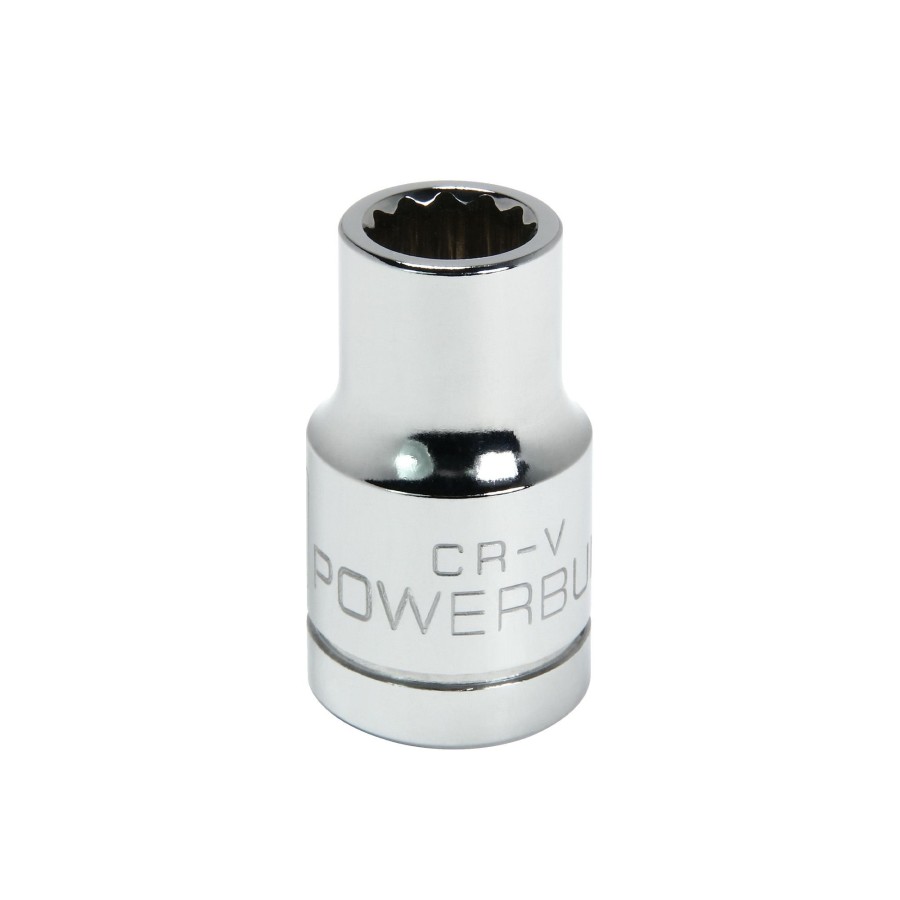 Tools Powerbuilt | Powerbuilt 1/2 Inch Drive X 7/16 Inch 12 Point Shallow Socket 642039