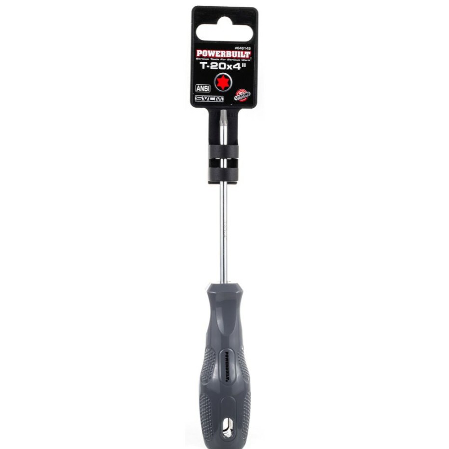 Tools Powerbuilt | Powerbuilt T-20 X 4 Inch Star Driver With Acetate Handle 646149