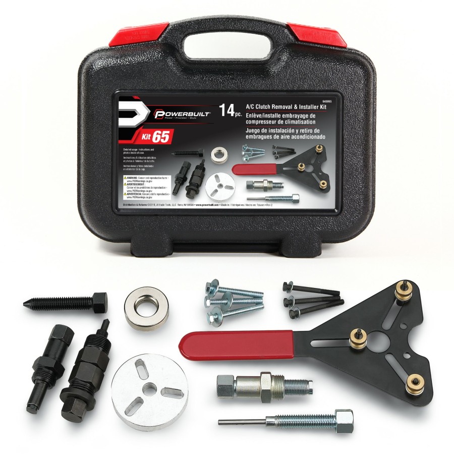 Tools Powerbuilt | Powerbuilt A/C Clutch Removal And Installation Kit 648995