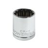 Tools Powerbuilt | Powerbuilt 1/2 Inch Drive X 29 Mm 12 Point Shallow Socket 642035