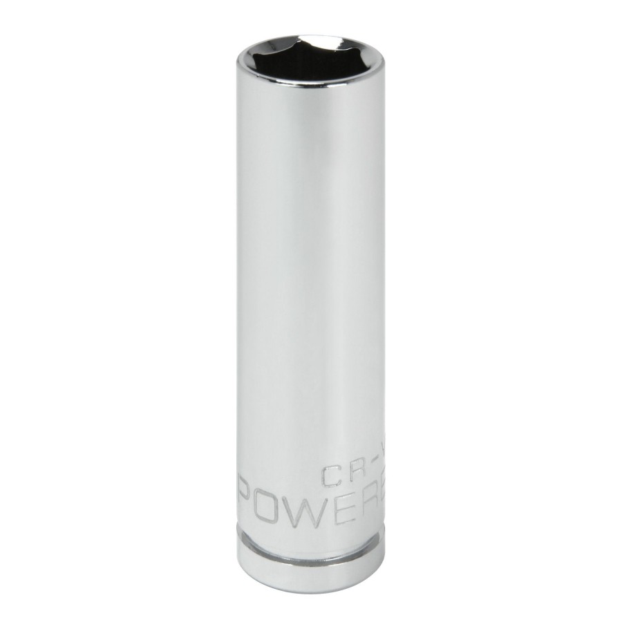 Tools Powerbuilt | Powerbuilt 3/8 Inch Drive X 12 Mm 6 Point Deep Socket 641212