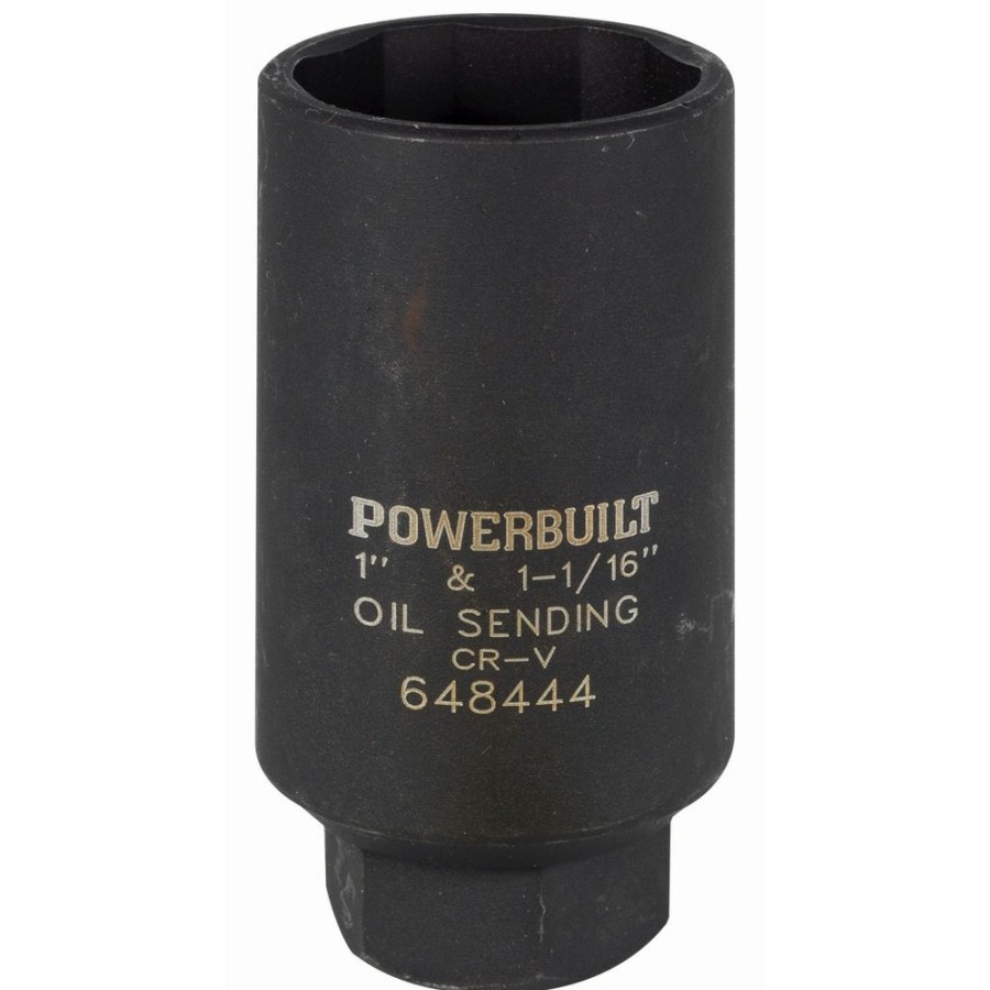 Tools Powerbuilt | Powerbuilt 3/8 Dr. Socket, Oil Pressure 648444M