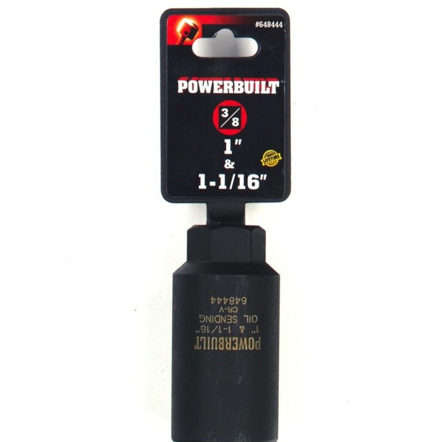 Tools Powerbuilt | Powerbuilt 3/8 Dr. Socket, Oil Pressure 648444M