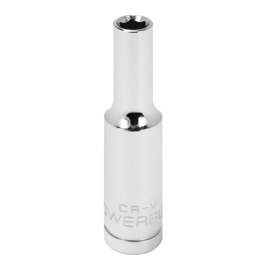 Tools Powerbuilt | Powerbuilt 1/4 Inch Drive X 5 Mm 6 Point Deep Socket 648311