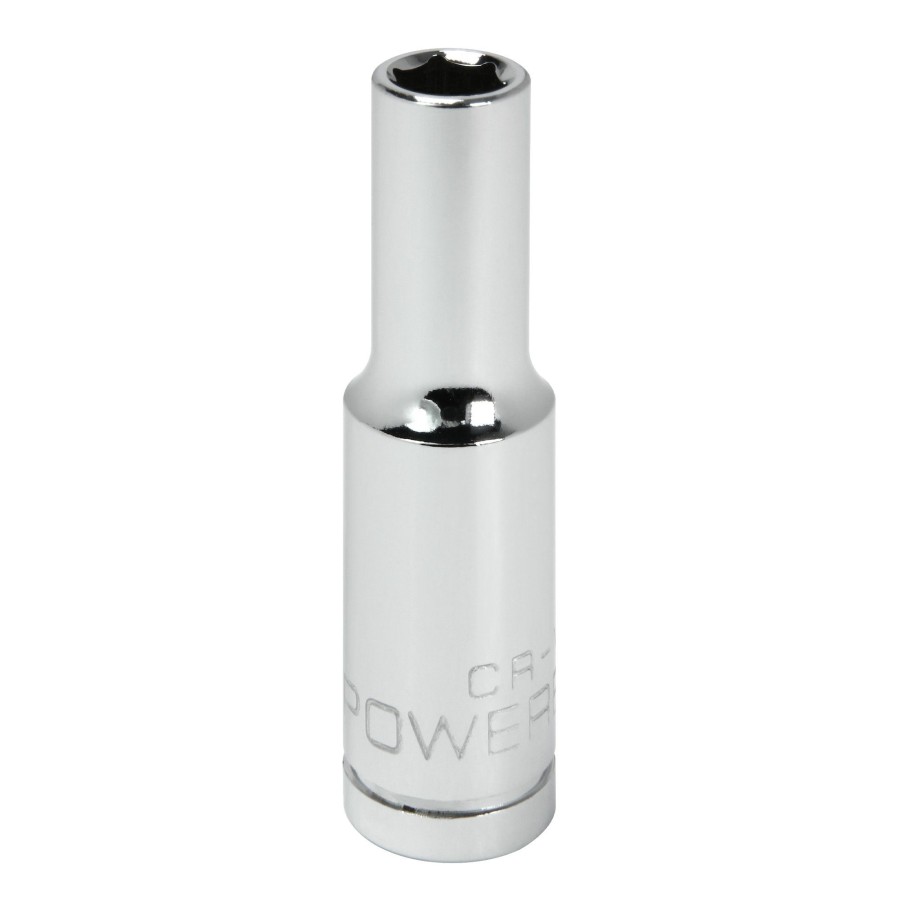 Tools Powerbuilt | Powerbuilt 3/8 Inch Drive X 8 Mm 6 Point Deep Socket 641319