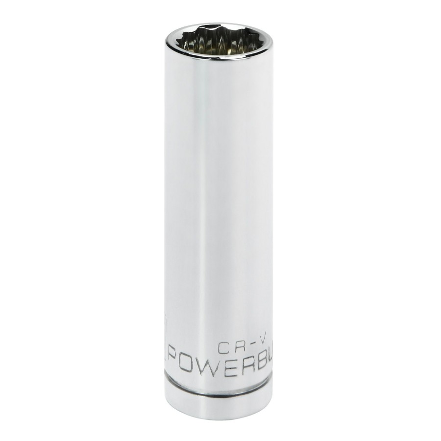 Tools Powerbuilt | Powerbuilt 1/2 In. Drive X 15Mm 12 Point Deep Socket 940156