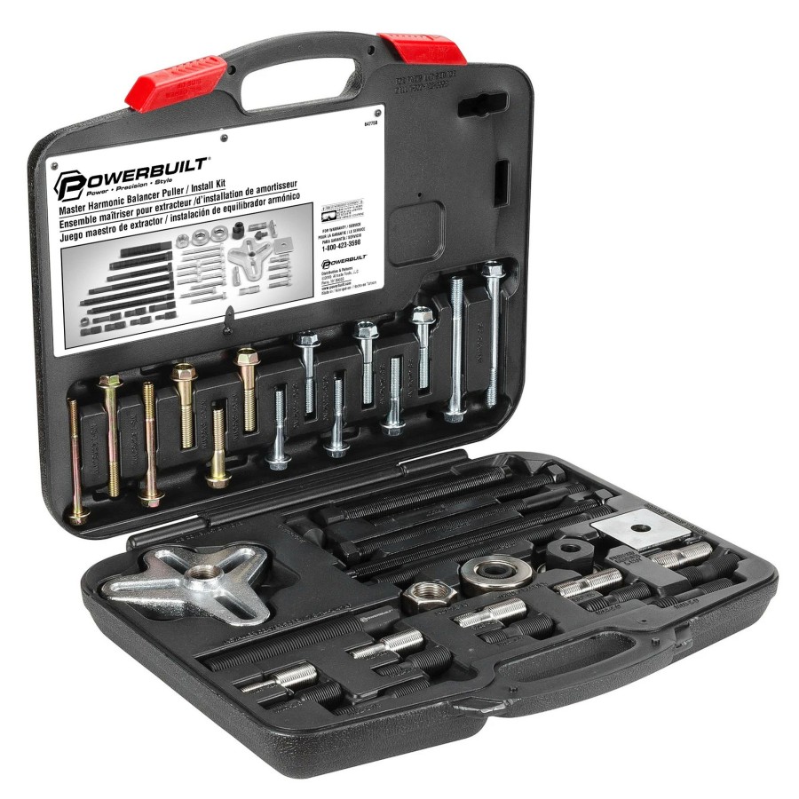 Tools Powerbuilt | Powerbuilt Master Harmonic Balancer Puller / Pulley Installer Kit 647758