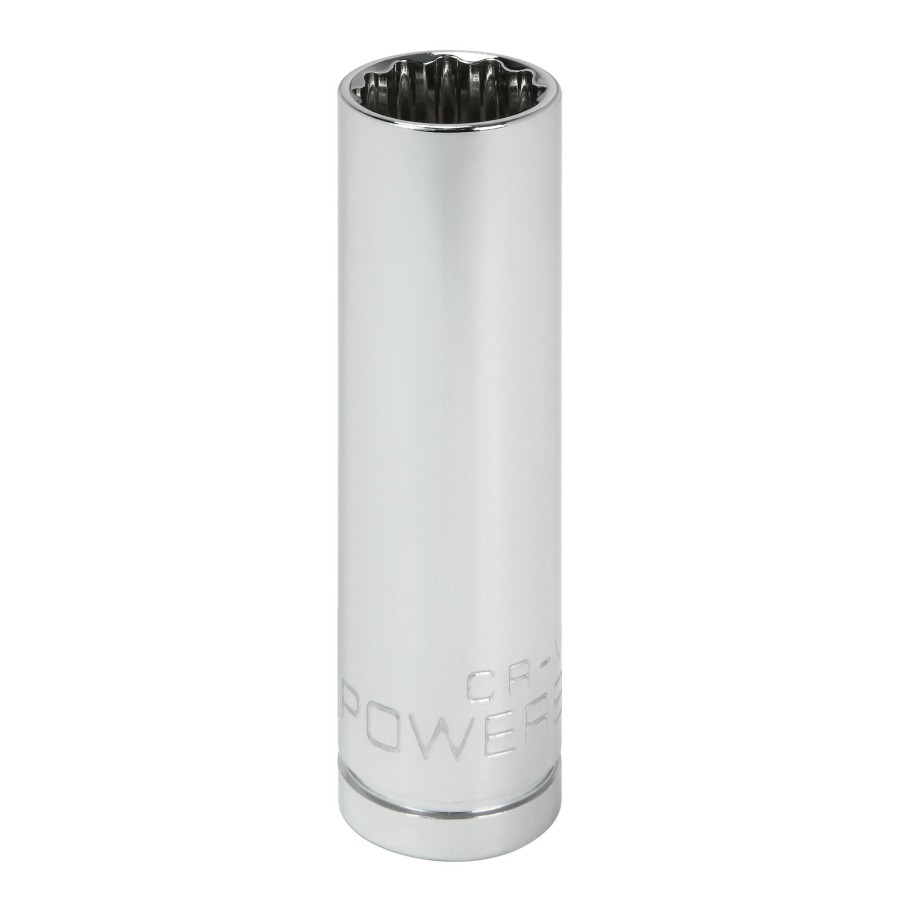 Tools Powerbuilt | Powerbuilt 3/8 In. Drive X 13Mm 12 Point Metric Deep Socket 940063