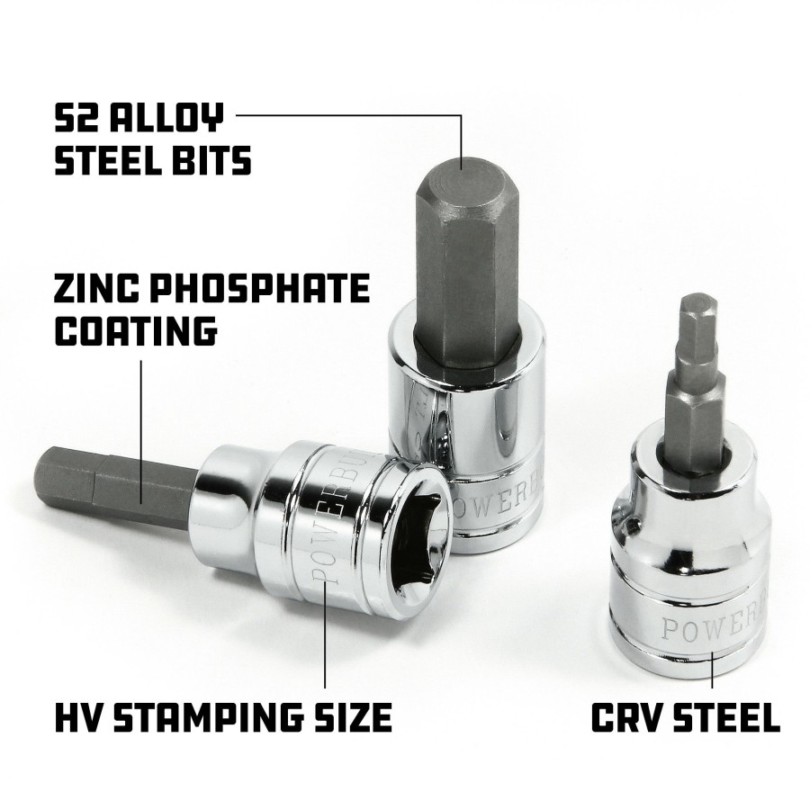 Tools Powerbuilt | Powerbuilt 3/8 Inch Drive X 10Mm Hex Bit Socket 641401