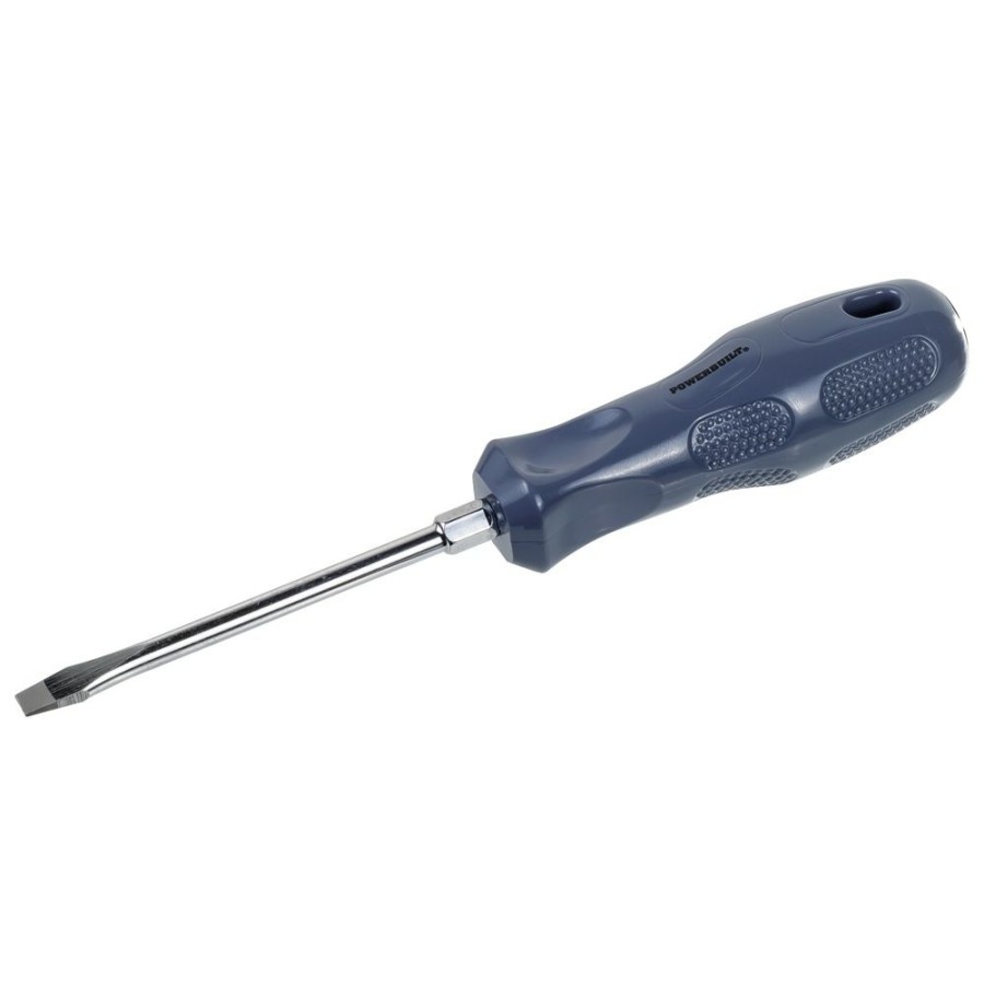 Tools Powerbuilt | Powerbuilt 1/4 X 4 Inch Slotted Screwdriver With Acetate Handle 646117