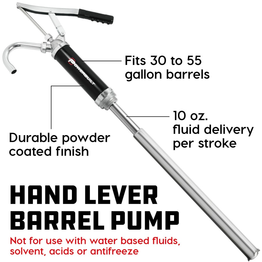 Tools Powerbuilt | Powerbuilt Lever Action Barrel Pump 648770