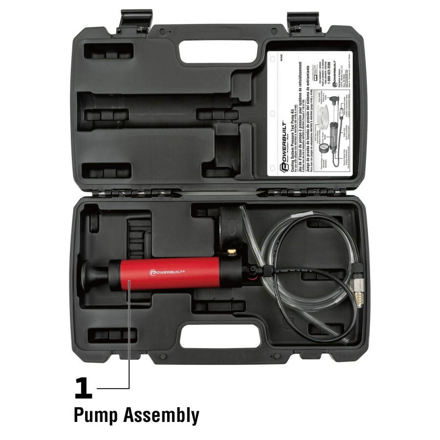 Tools Powerbuilt | Powerbuilt Cooling System Pressure Test Pump Kit 647642