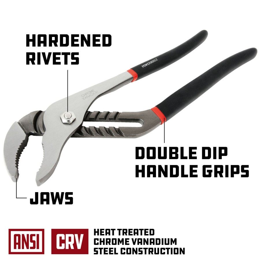 Tools Powerbuilt | Powerbuilt 16 Inch Groove Joint Pliers 641395