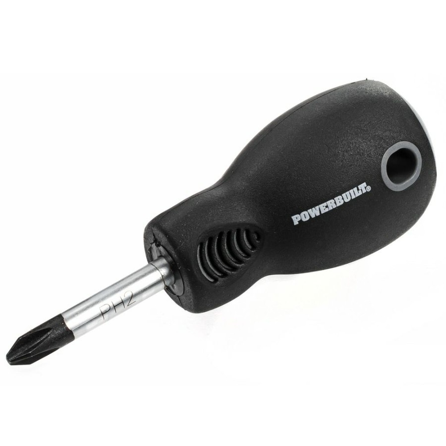 Tools Powerbuilt | Powerbuilt #2 X 1-1/2 Inch Phillips Screwdriver With Double Injection Handle 646142