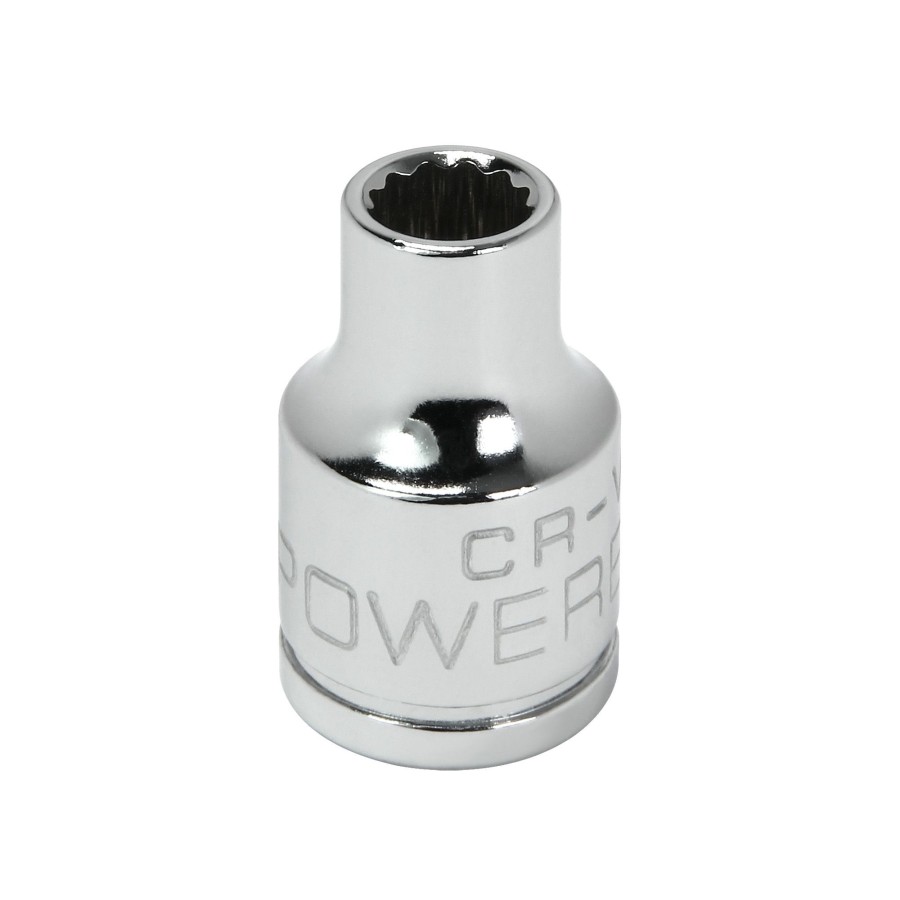 Tools Powerbuilt | Powerbuilt 3/8 Inch Drive X 7 Mm 12 Point Shallow Socket 641012