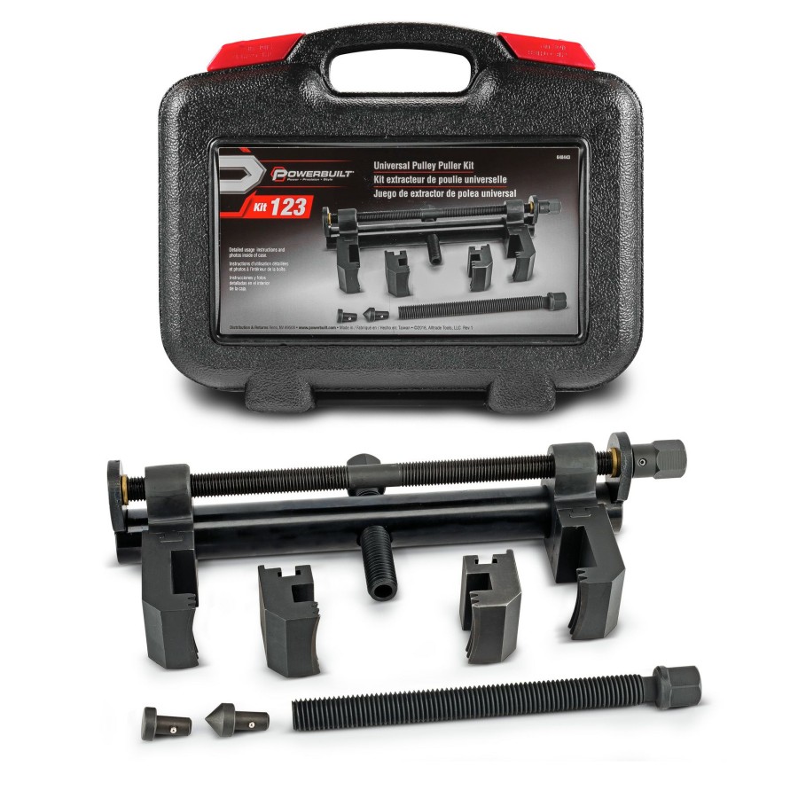 Tools Powerbuilt | Powerbuilt Universal Pulley Puller Kit 648443