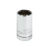 Tools Powerbuilt | Powerbuilt 1/2 Inch Drive X 16 Mm 12 Point Shallow Socket 642014