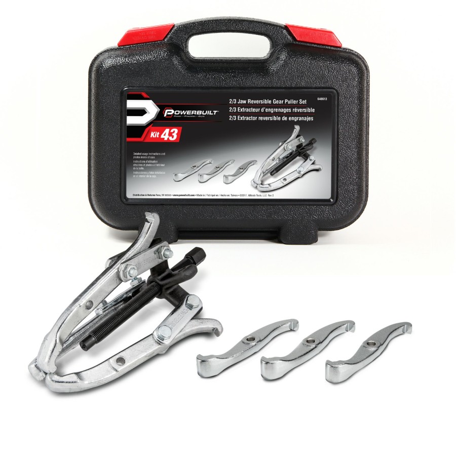 Tools Powerbuilt | Powerbuilt 2/3 Jaw Gear Puller Set 648613