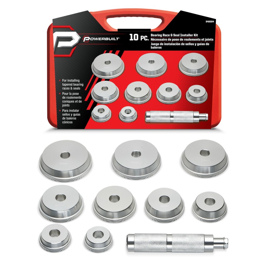 Tools Powerbuilt | Powerbuilt Bearing Race And Seal Installer Set 948004